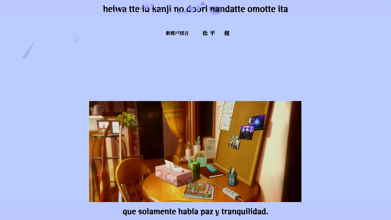 Sora no Aosa wo Shiru Hito yo (Sunshine Fansub)